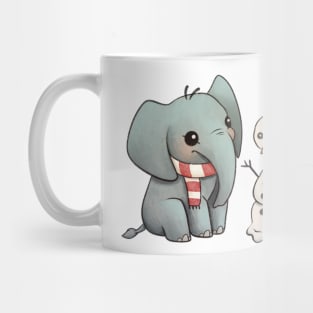 Christmas Elephant Mug